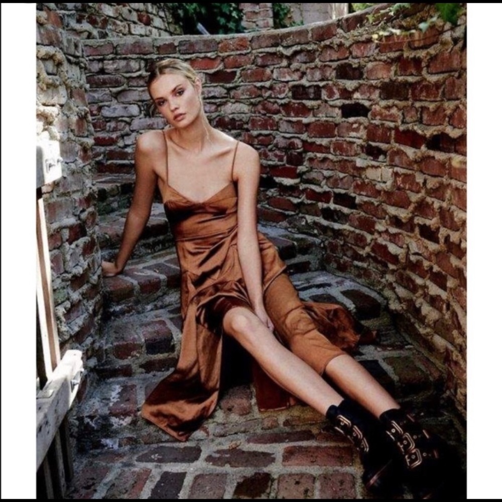 Free people Fame Partners DEA dress butterscotch